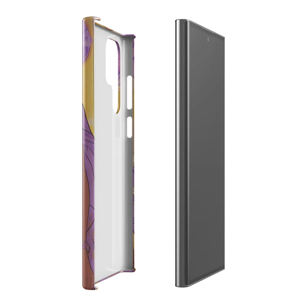 Elegance in Floral Harmony | Phone Case |  S22 Ultra | Snap Case | Glossy