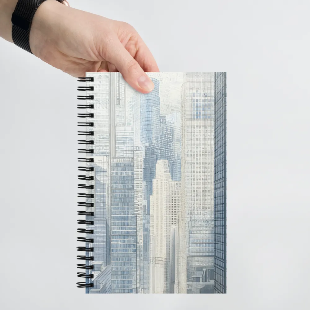 Urban Serenity: A Modern Cityscape | Spiral Notebook