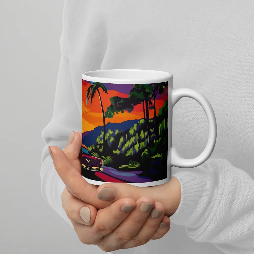 Sunset Drive | Mugs | Multiple Sizes & Colors