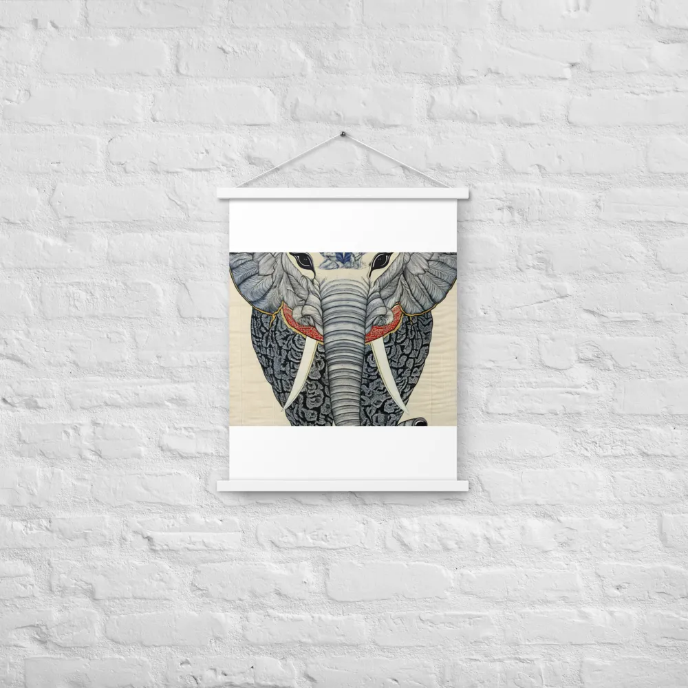 Majesty of the Elephant | Poster With White Wood Hanger | 18″×24″