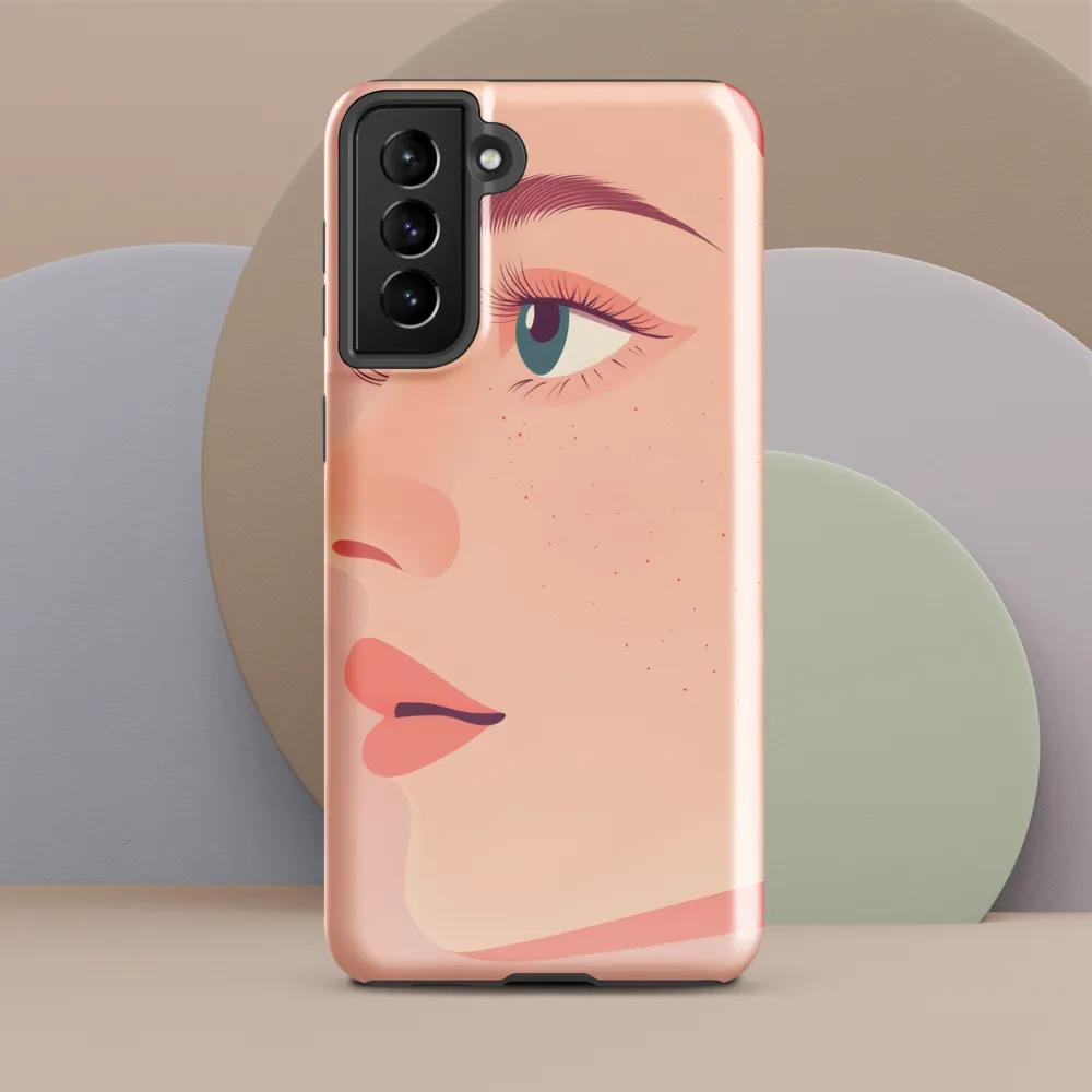 Serenity in Profile | Phone Case |  S21 Plus | Tough Case | Glossy