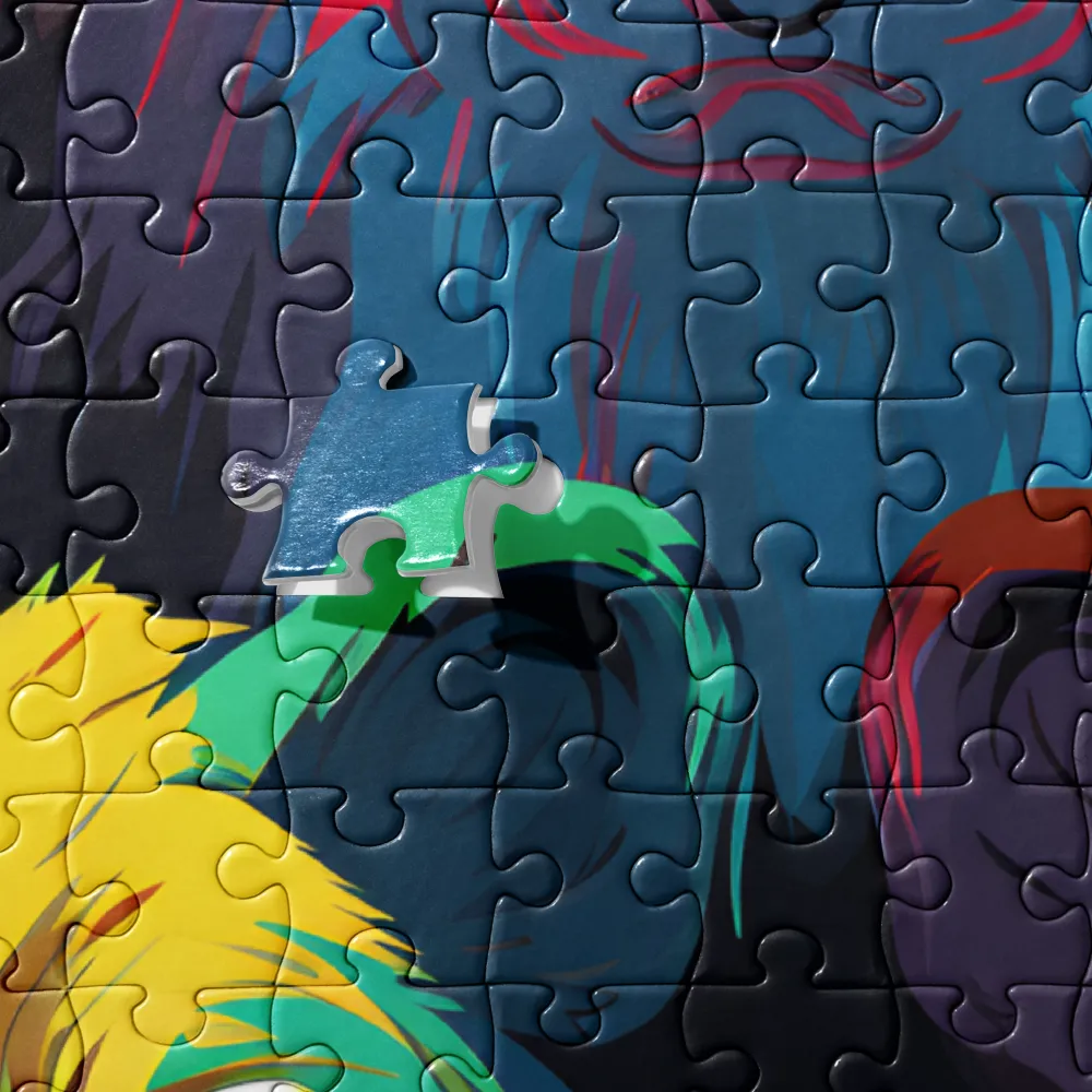 The Colorful Essence of Bears | Jigsaw Puzzle | 252 pieces