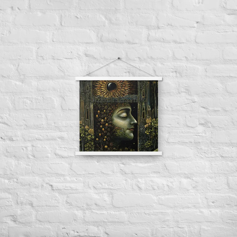 Nature’s Embrace: The Infinite Connection | Poster With White Wood Hanger | 18″×18″