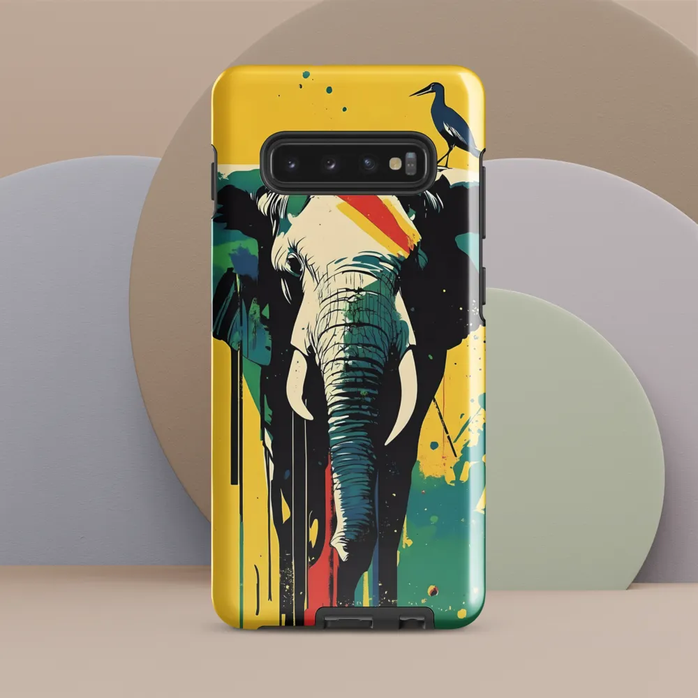 Elegance of the Wild: A Colorful Harmony | Phone Case |  S10 Plus | Tough Case | Glossy