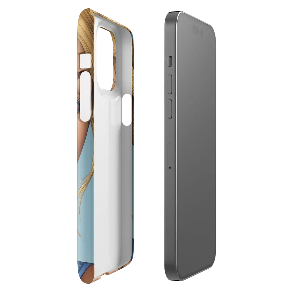 Serenity in Blue | Phone Case |  14 Pro Max | Snap Case | Glossy