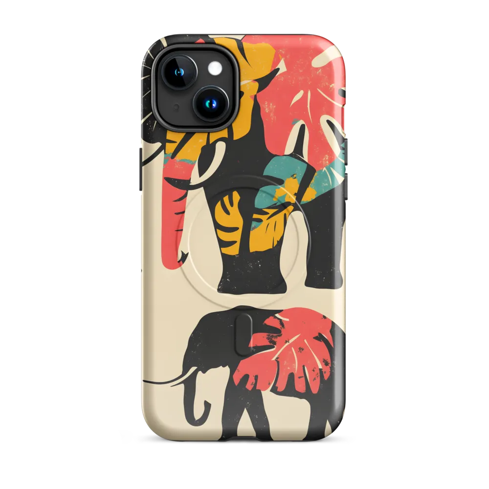 Tropical Elegance: The Elephant's Dance