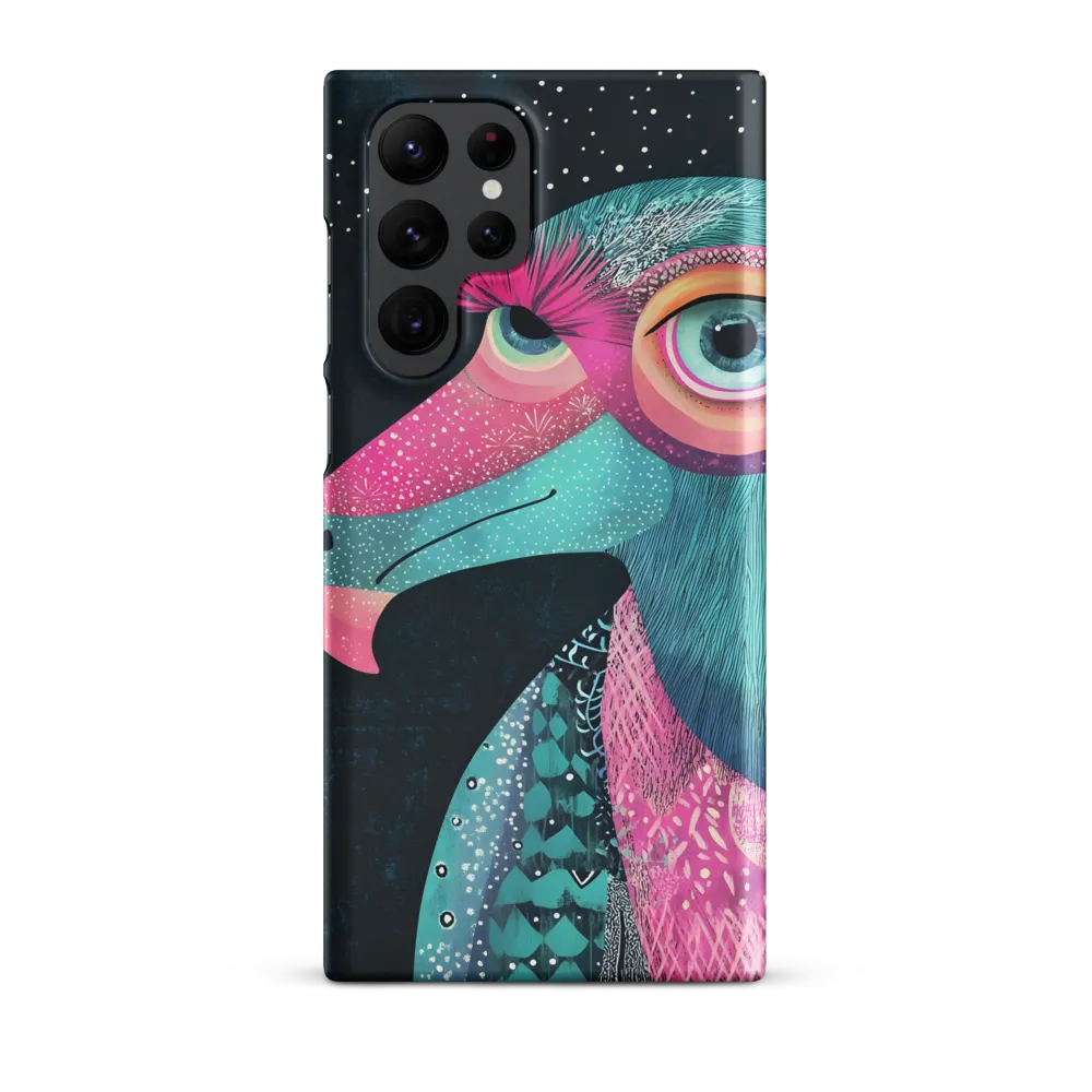 Whimsical Vulture: A Dance of Colors | Phone Case |  S22 Ultra | Snap Case | Matte