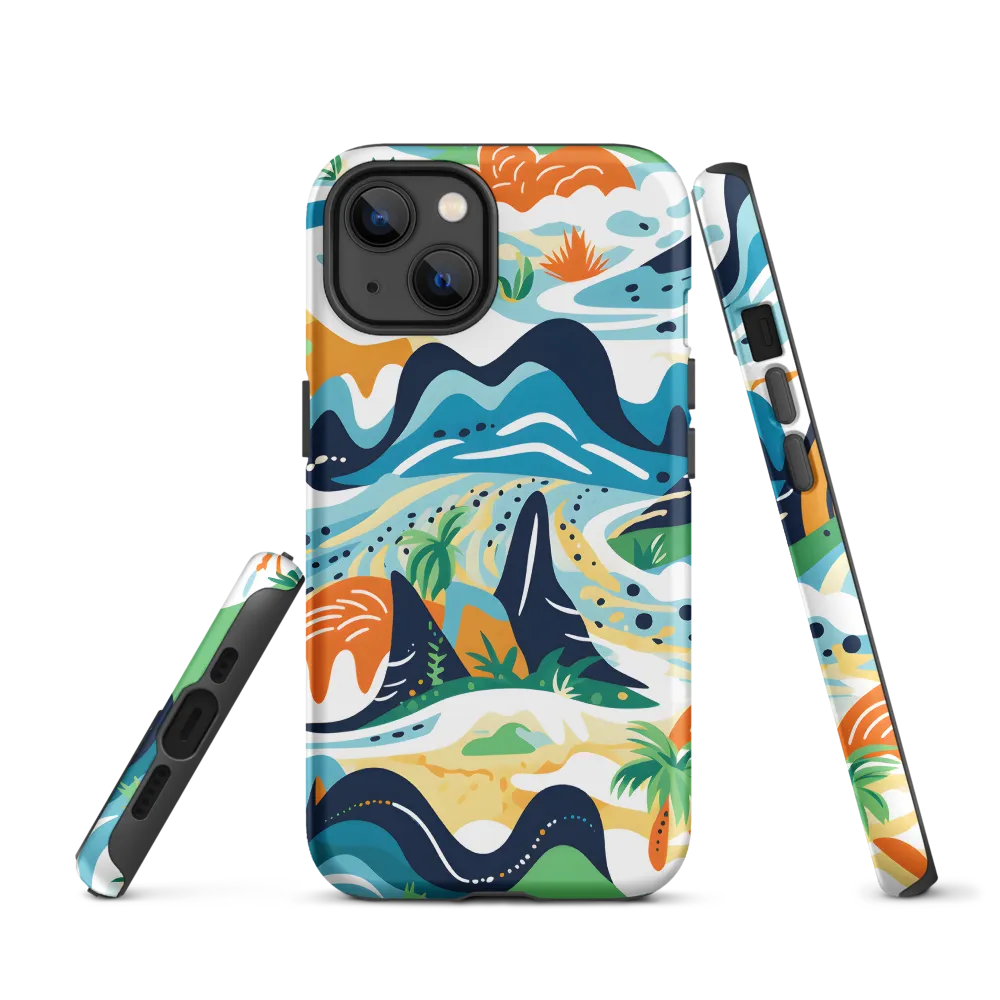 Abstract Tropical Landscape