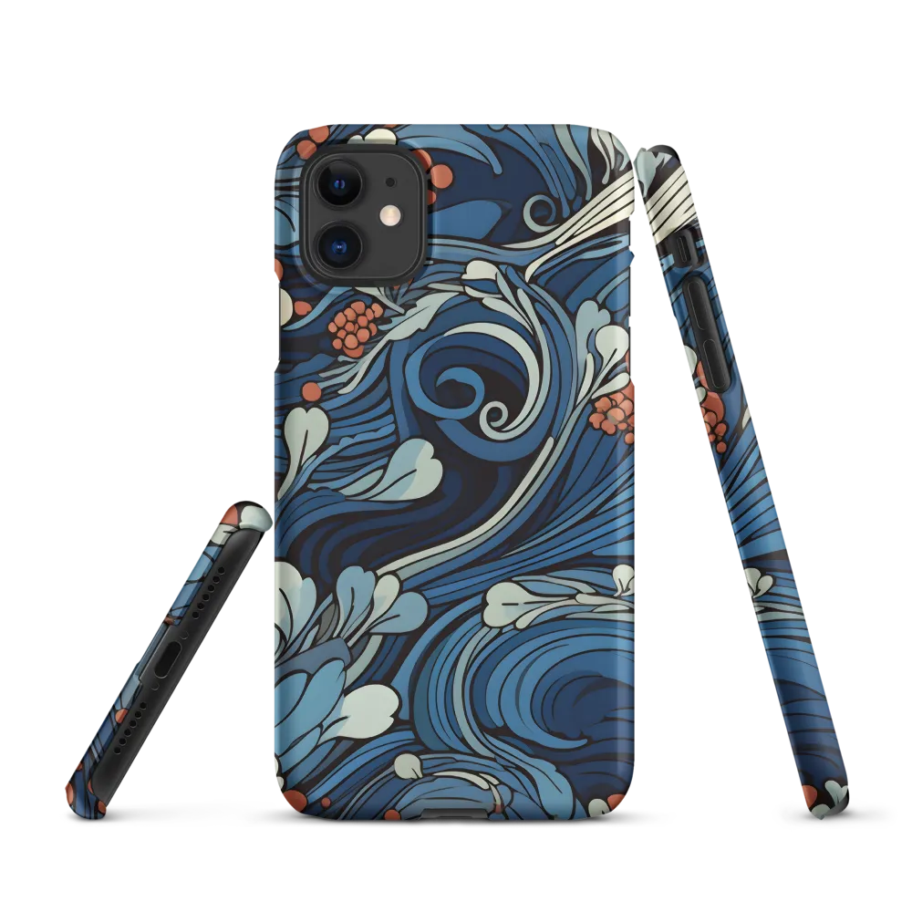 Nature's Elegance: An Oceanic Tapestry | Phone Case |  11 | Snap Case | Matte