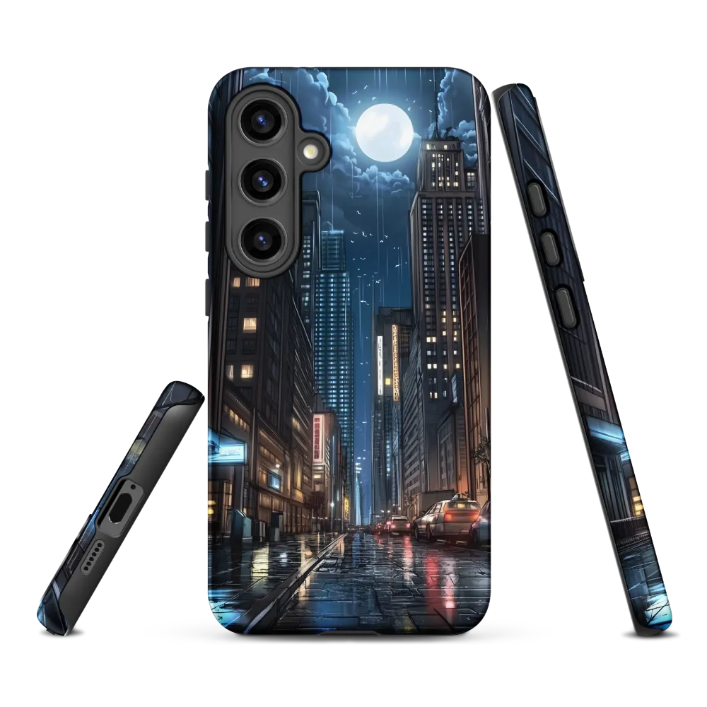 Moonlit Urban Serenity | Phone Case |  S24 Plus | Tough Case | Matte