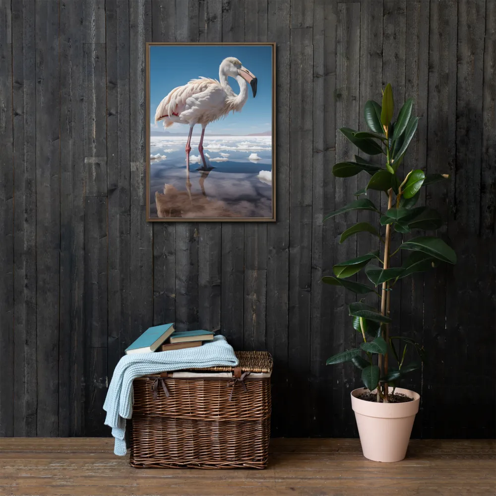 Graceful Solitude of a Flamingo