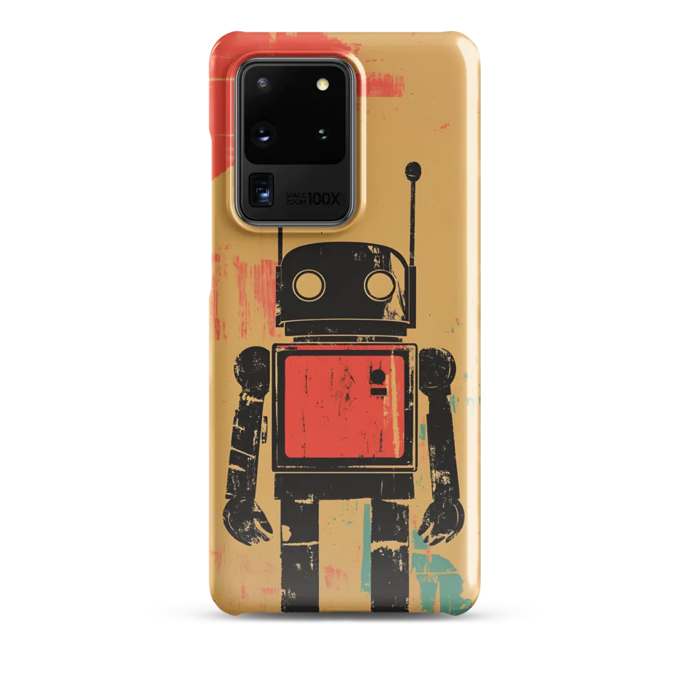 The Retro Robot | Phone Case |  S20 Ultra | Snap Case | Glossy