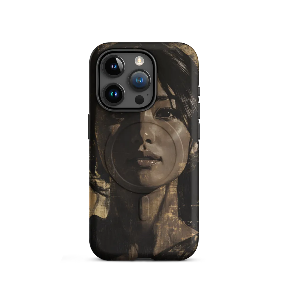 Golden Gaze: A Contemporary Portrait