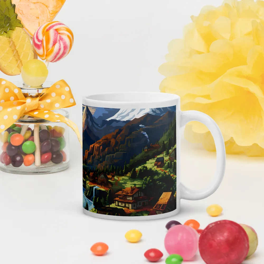 Tranquil Sunset Over Serene Landscape | Mugs | Multiple Sizes & Colors