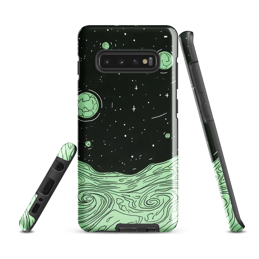 Celestial Waves | Phone Case |  S10 Plus | Tough Case | Glossy