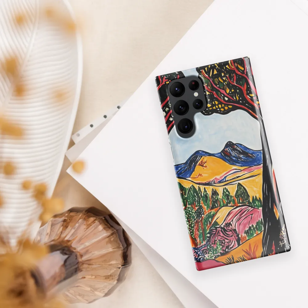 Vibrant Nature's Embrace | Phone Case |  S22 Ultra | Snap Case | Glossy