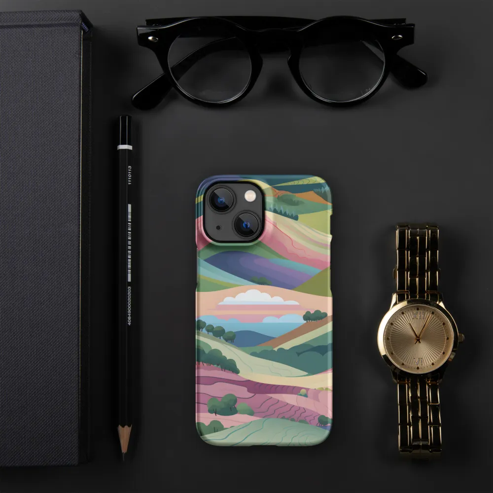 Harmonious Hills | Phone Case |  13 Mini | Snap Case | Matte