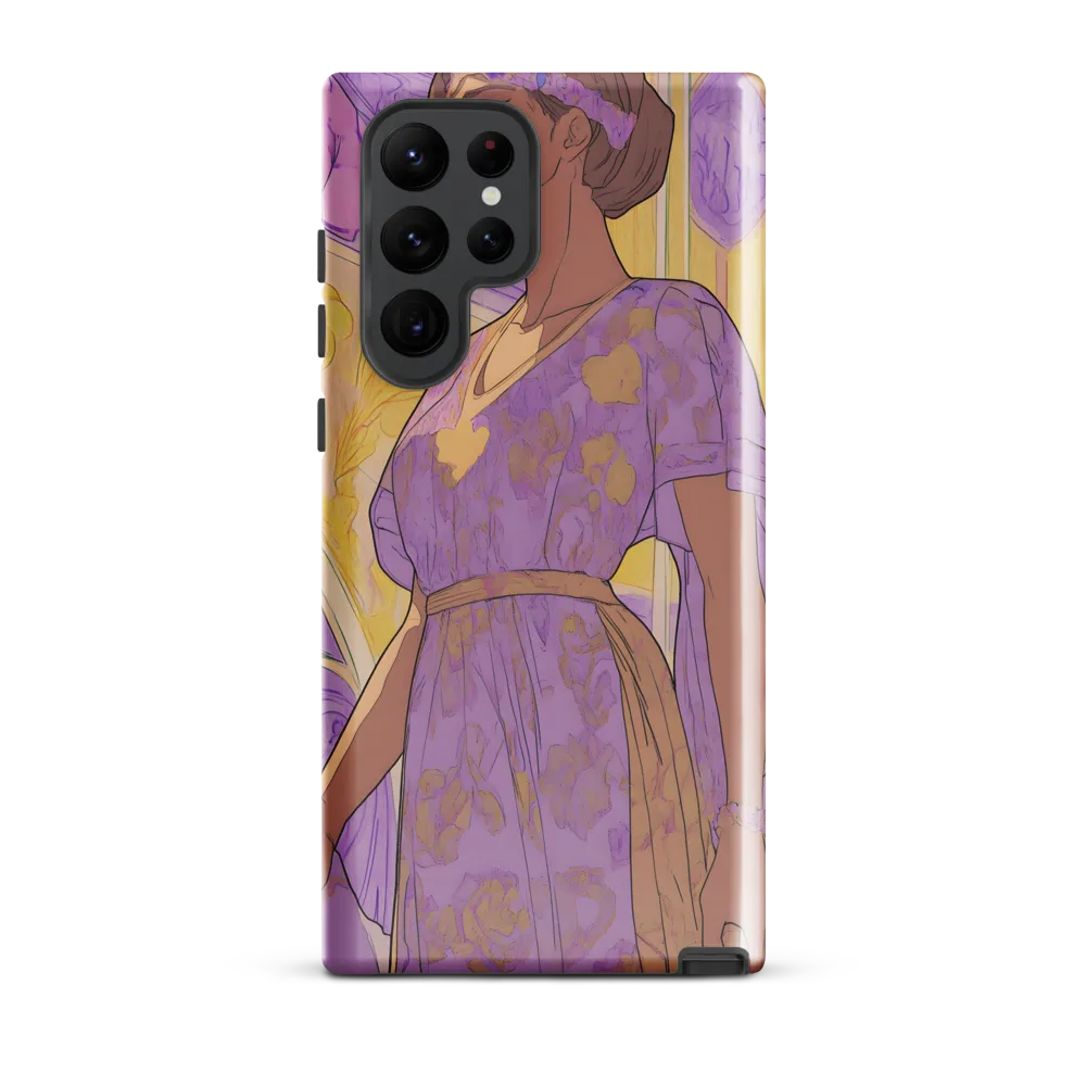 Elegance in Floral Harmony | Phone Case |  S22 Ultra | Tough Case | Glossy