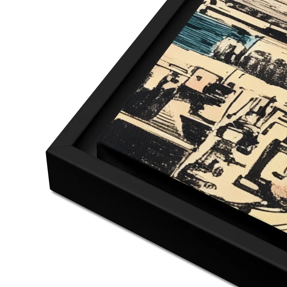 Reflections of Tomorrow | Canvas with Black Frame | 24″×36″