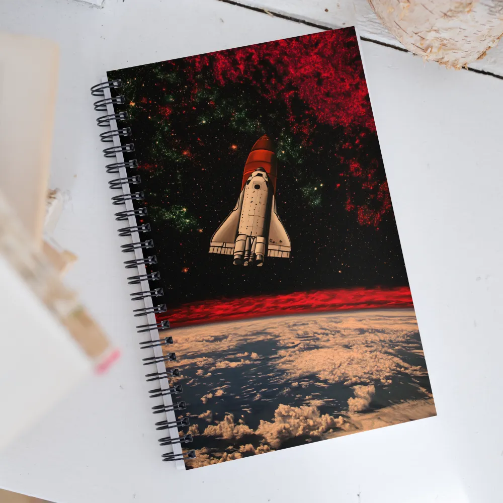 Ascent to the Cosmos | Spiral Notebook