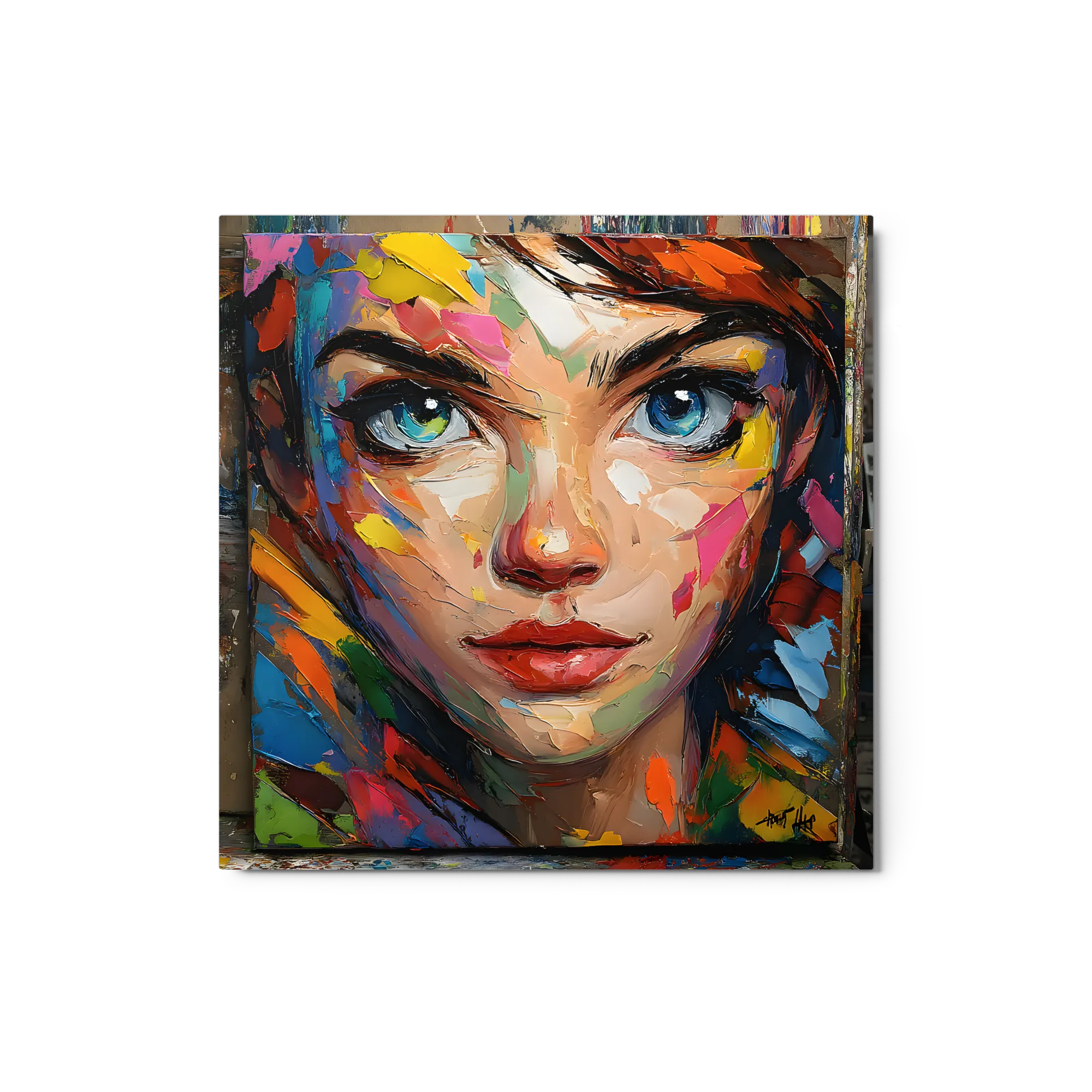 Expressive Impasto Portrait