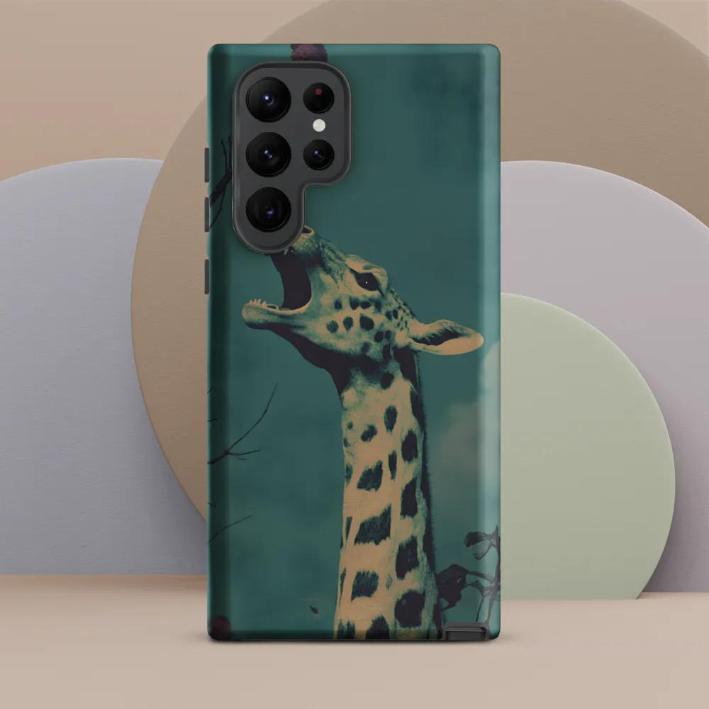 Whispers of the Tall: A Surreal Giraffe Encounter