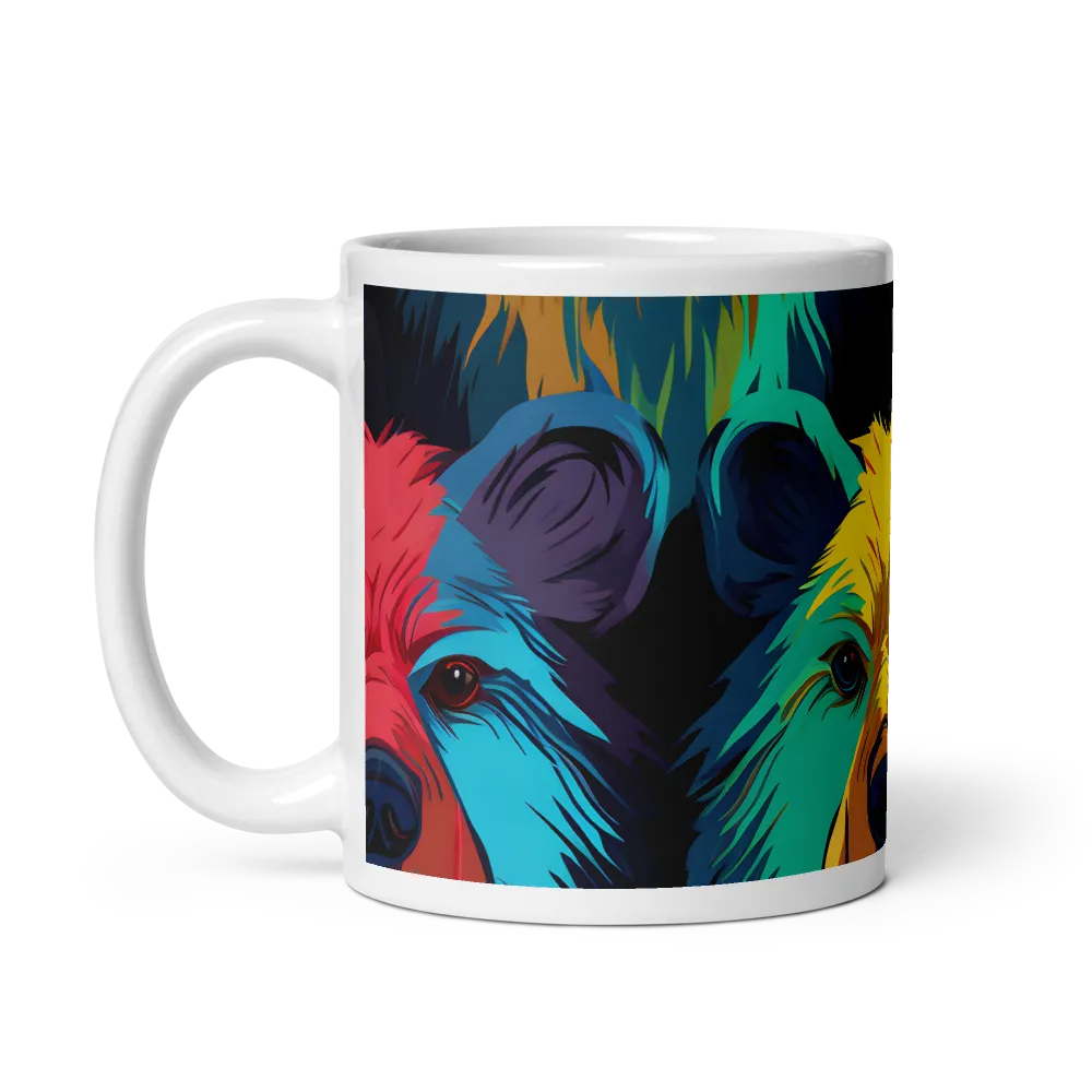 The Colorful Essence of Bears | Mug with White inside | 11 oz