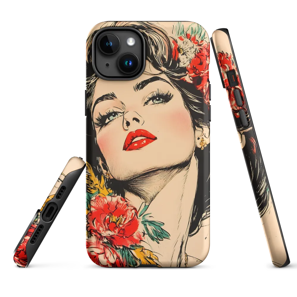 Radiance in Red: A Portrait of Elegance