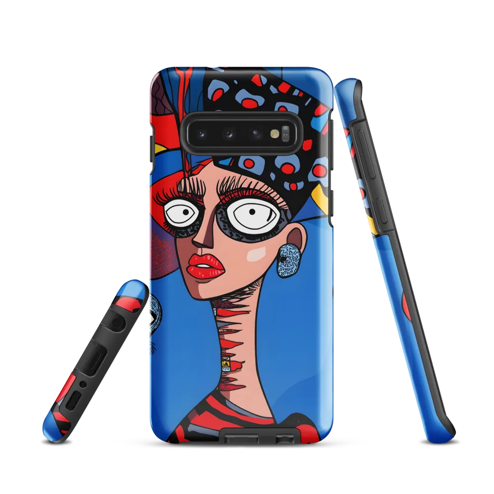 Patterned Headdress — Elongated Portrait