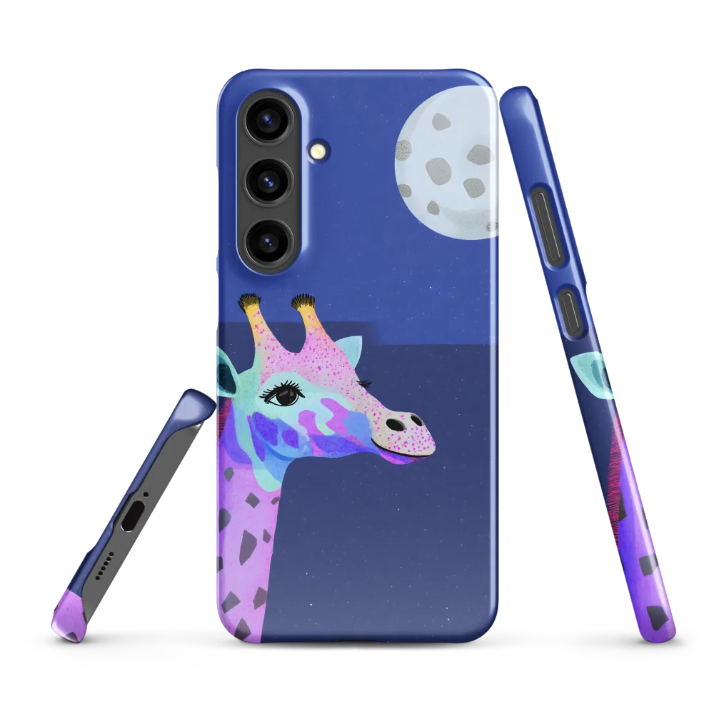 Whimsical Giraffe Under the Stars