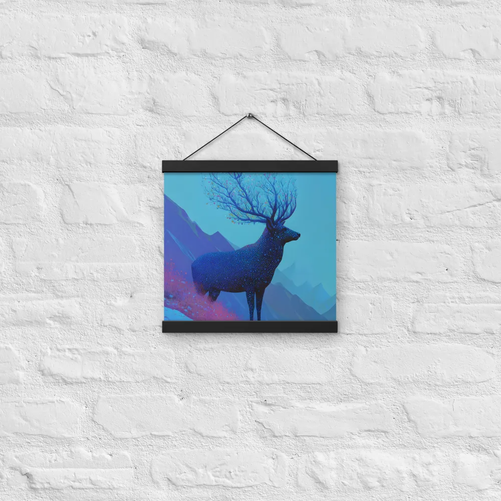 Ethereal Harmony | Poster With Black Wood Hanger | 12″×12″