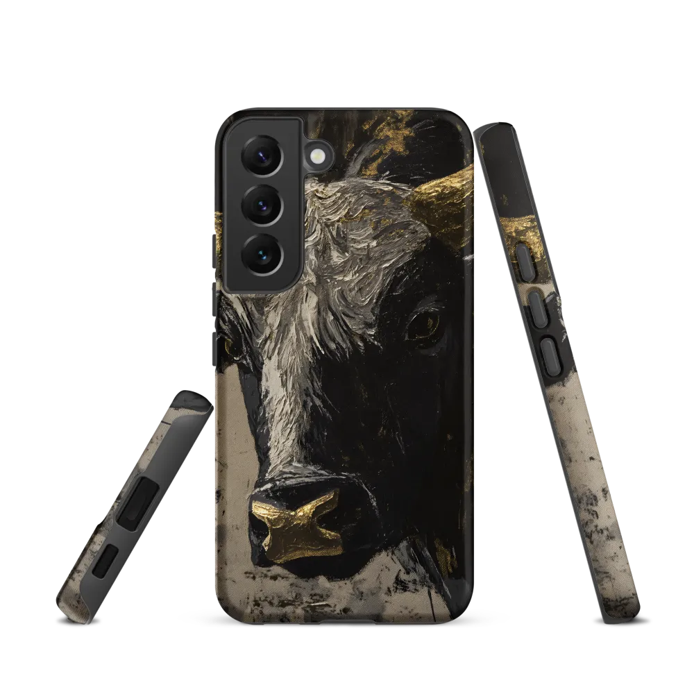 Majestic Bull: The Power in Black and Gold