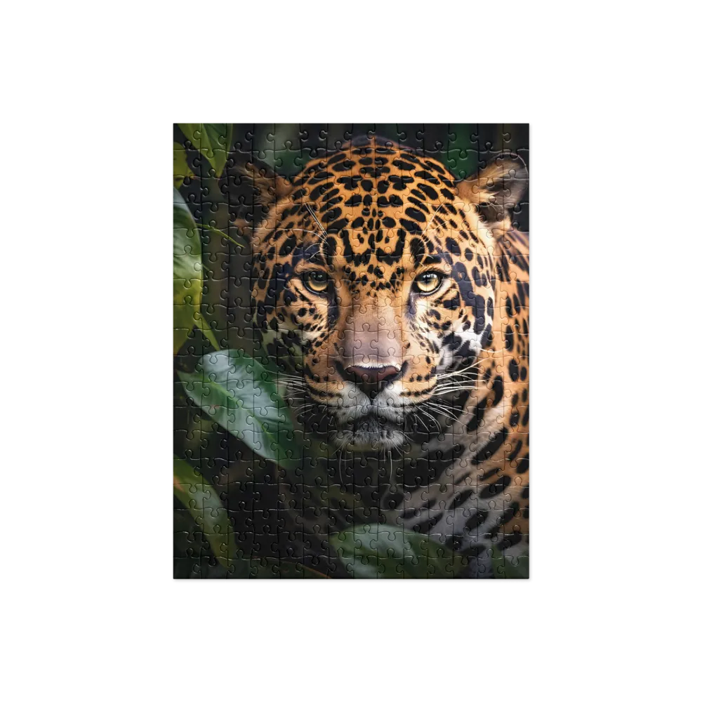 The Intensity of Nature: A Jaguar’s Gaze | Jigsaw Puzzle | 252/520 pieces