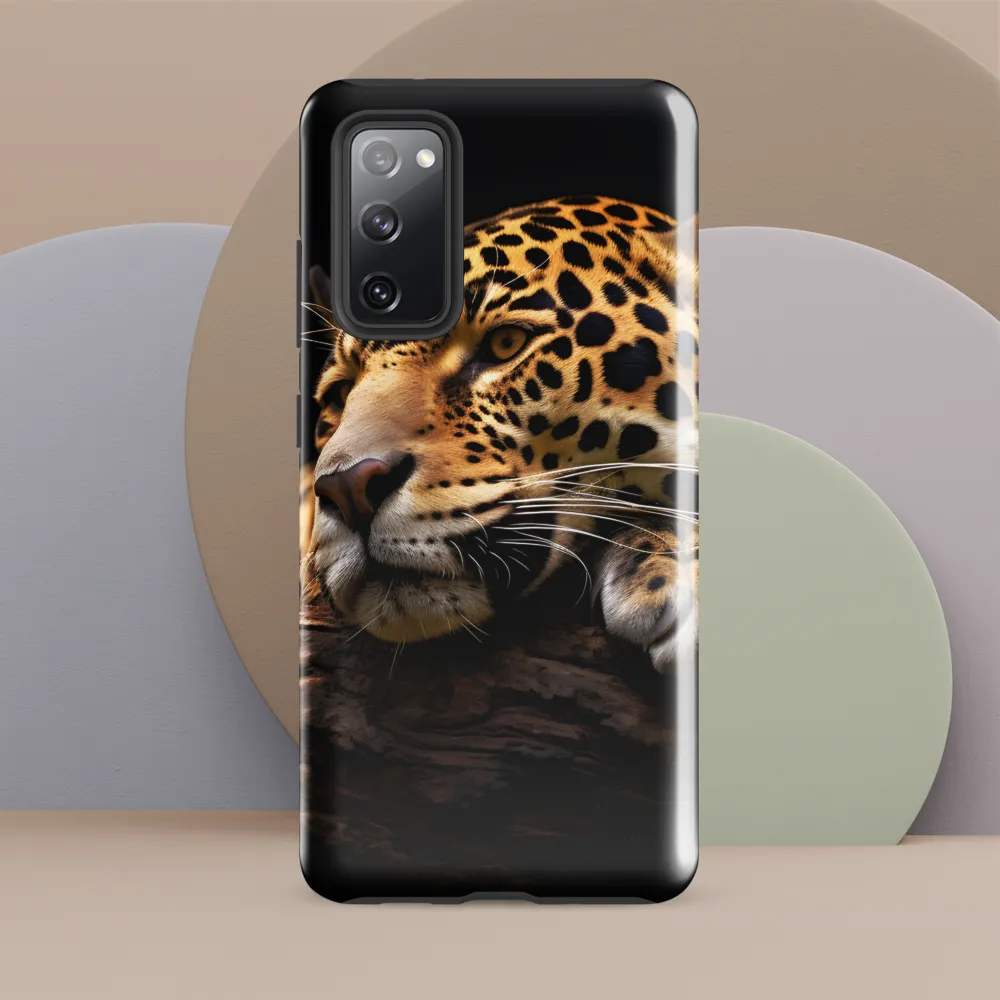 Tranquil Majesty: The Resting Leopard