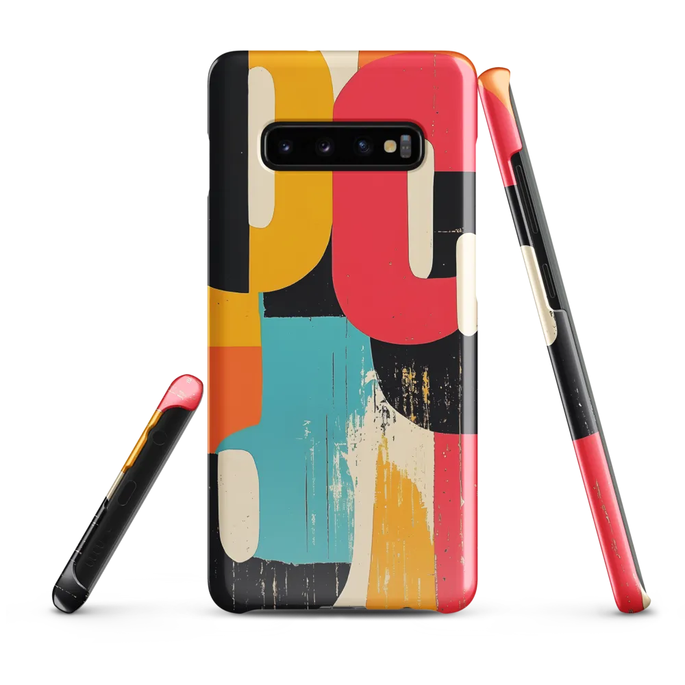 Colorful Curves: Numbers in Harmony | Phone Case |  S10 Plus | Snap Case | Glossy