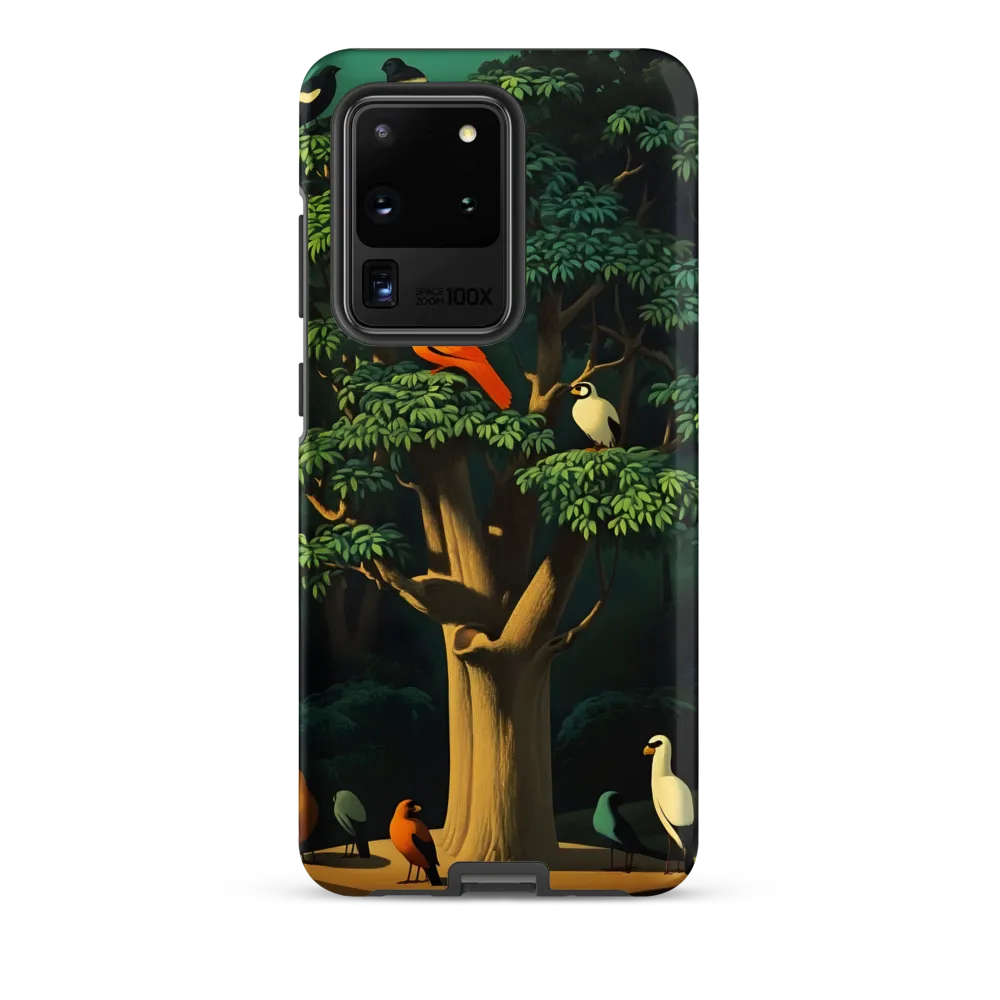 Harmony in Color: A Surreal Bird Symphony
