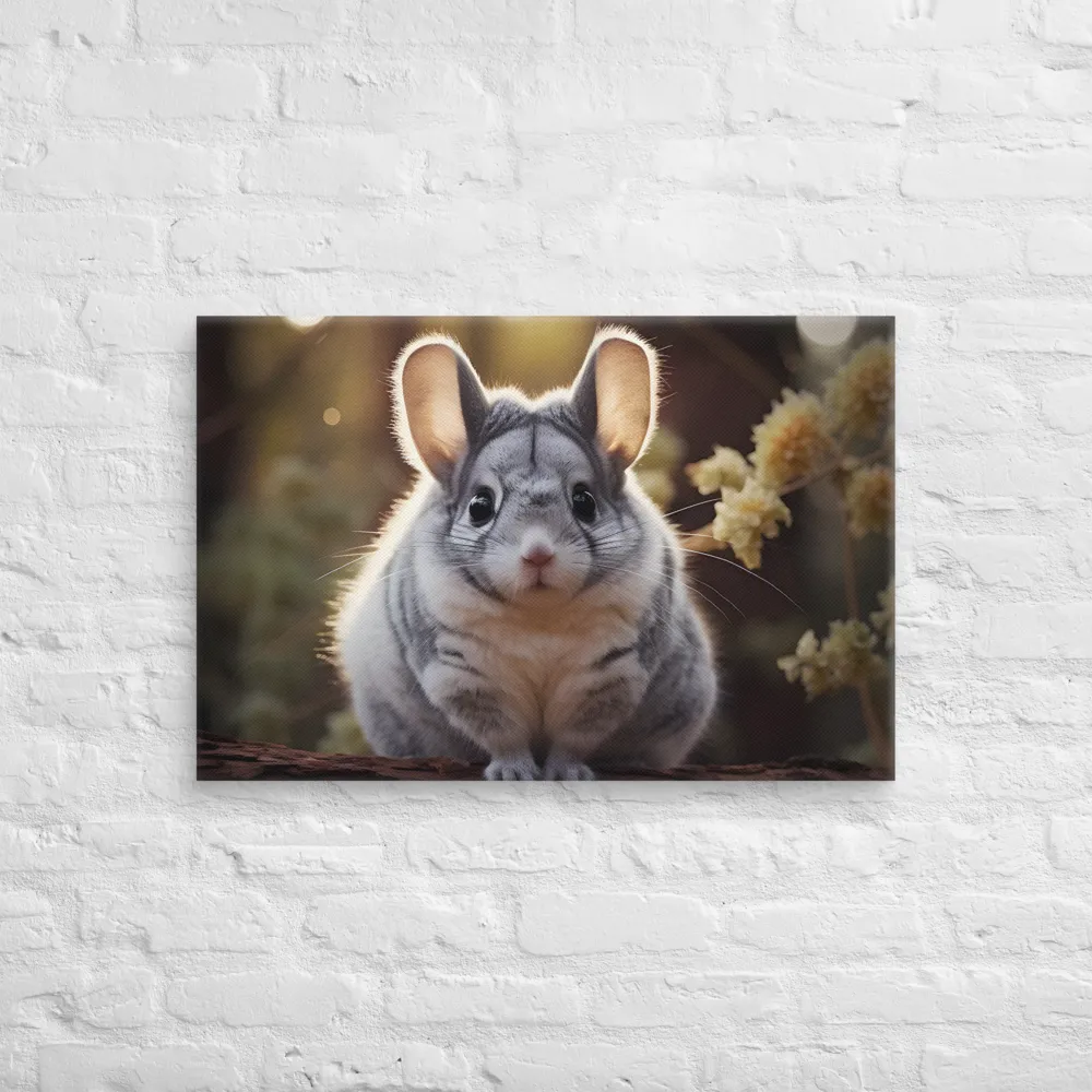 Curious Chinchilla in the Forest