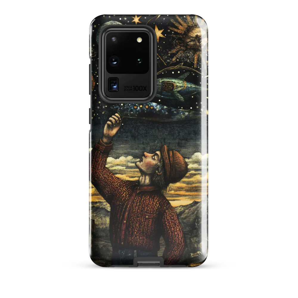 Cosmic Curiosity: A Journey Beyond Earth | Phone Case |  S20 Ultra | Tough Case | Glossy