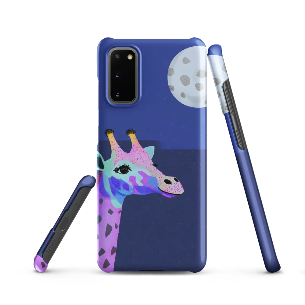 Whimsical Giraffe Under the Stars