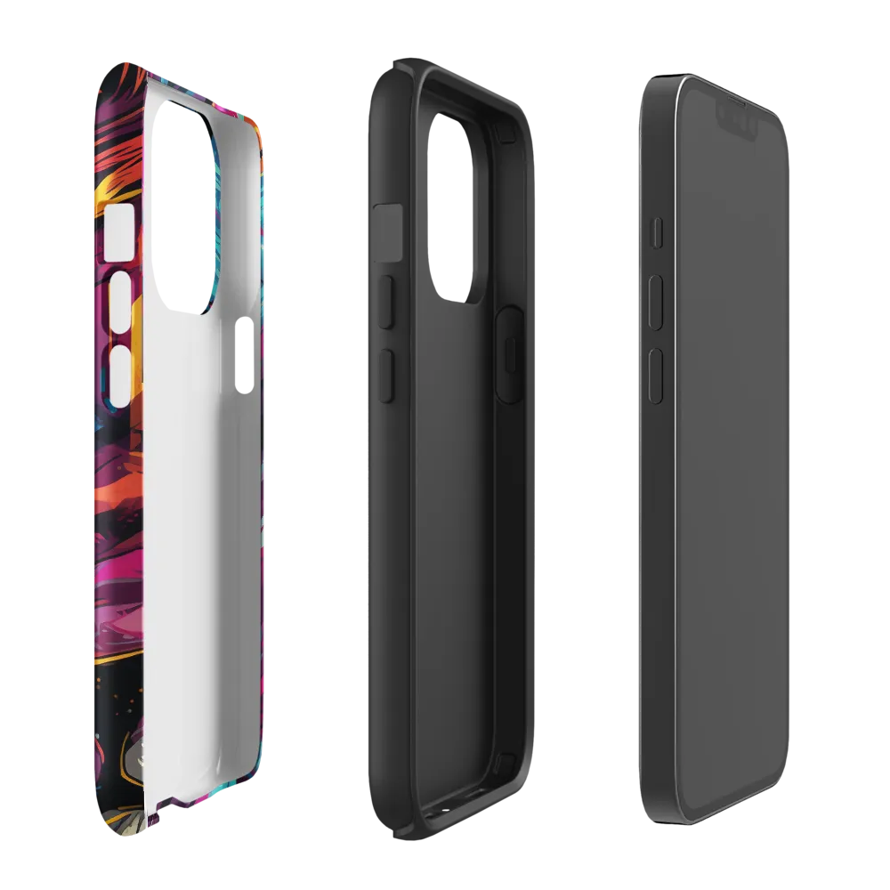 Vivid Majesty: The Modern Lion | Phone Case |  13 Pro | Tough Case | Glossy