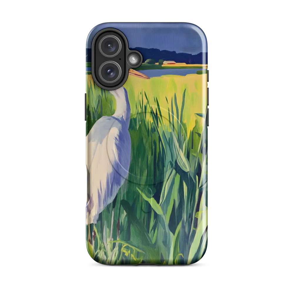 Graceful Presence: The Heron in the Meadow