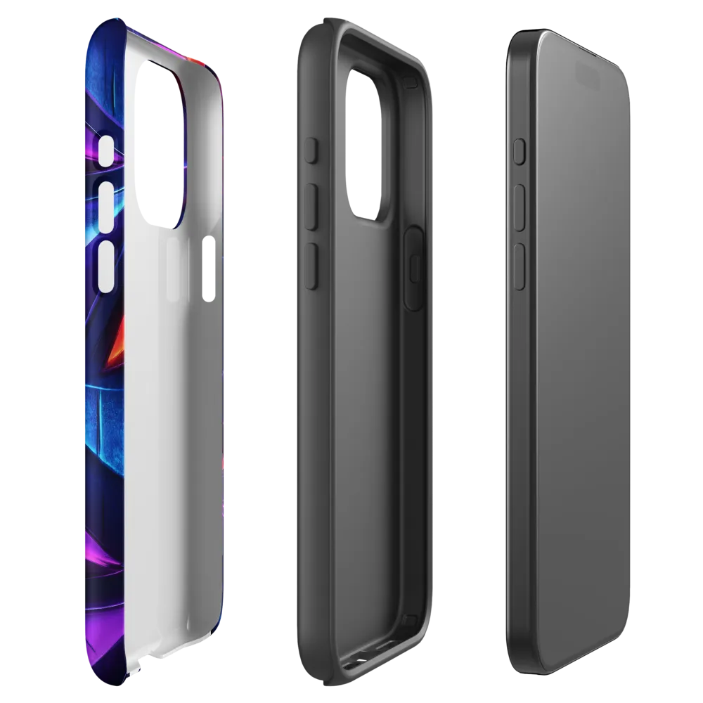 Geometric Luminescence | Phone Case |  15 Pro Max | Tough Case | Matte