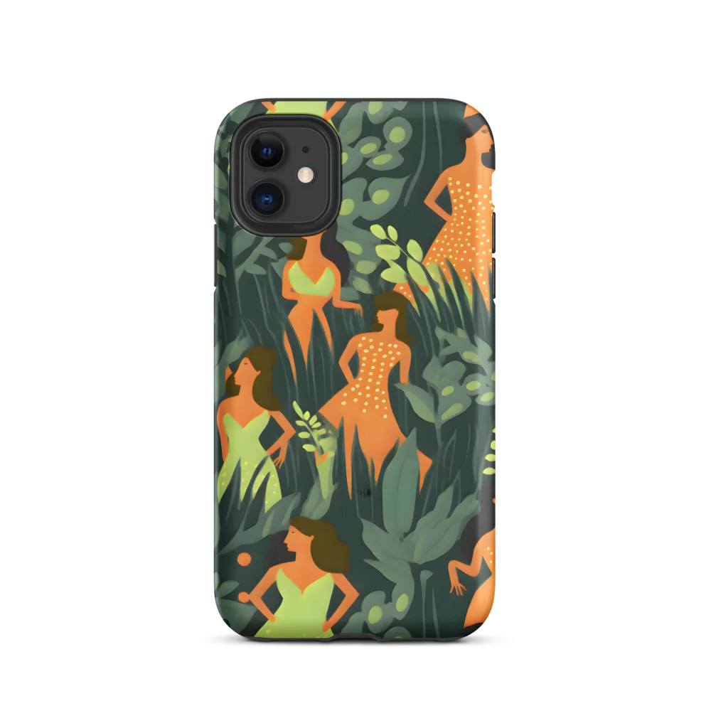 Playful Harmony in Patterns | Phone Case |  11 | Tough Case | Matte