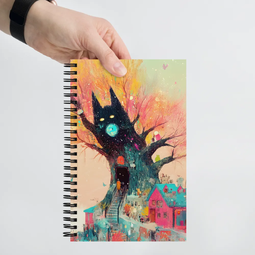 Whispers of the Enchanted Tree | Spiral Notebook