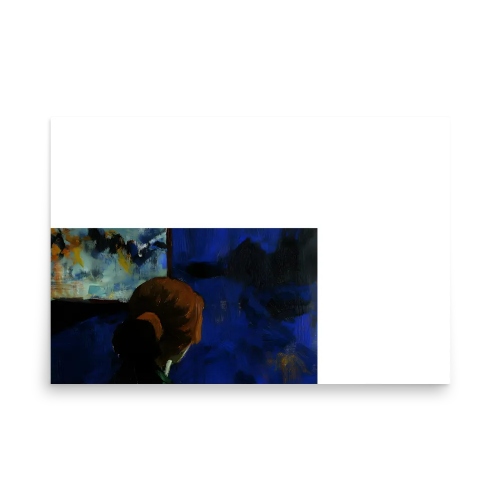 Contemplation Under the Night Sky | Poster | 24″×36″