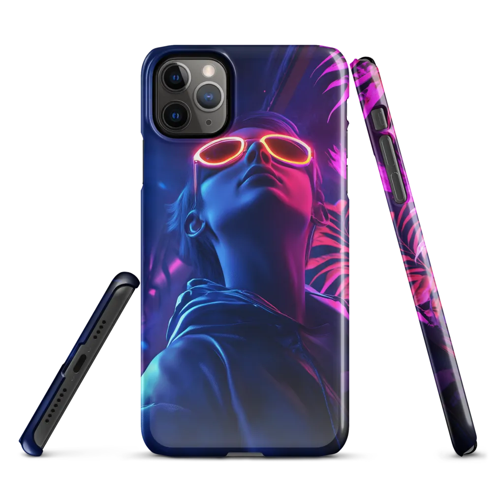 Neon Dreams: A Cyberpunk Portrait | Phone Case |  11 Pro Max | Snap Case | Glossy