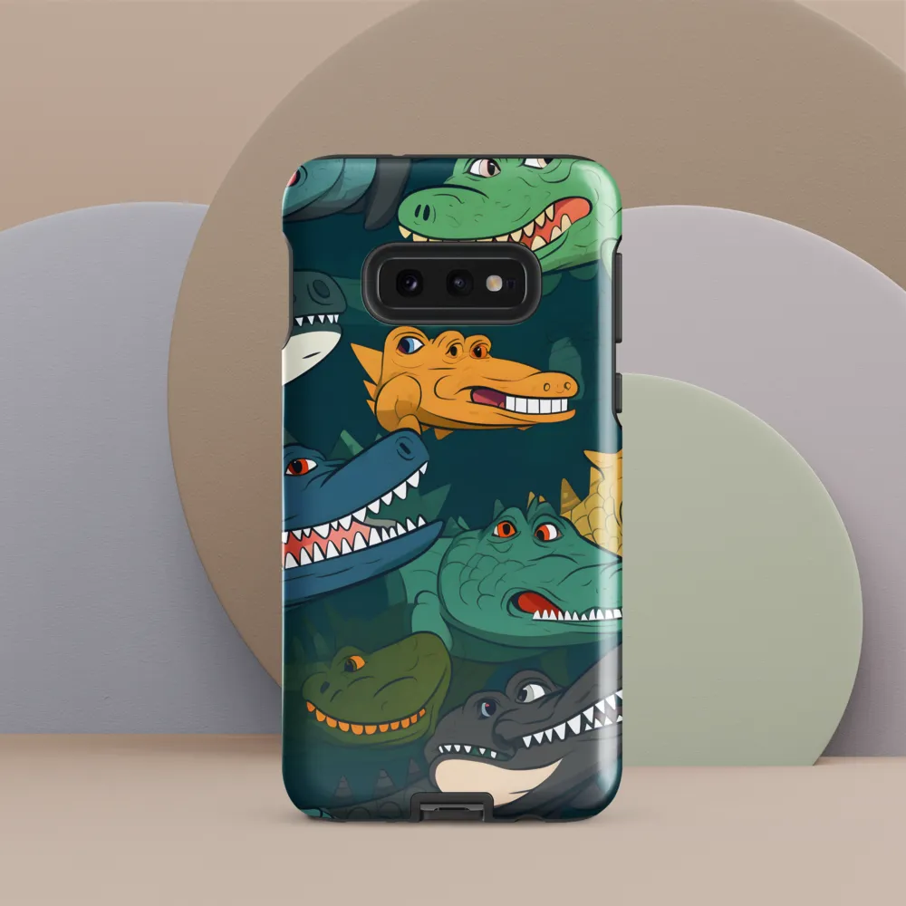 Cheerful Crocodilian Parade