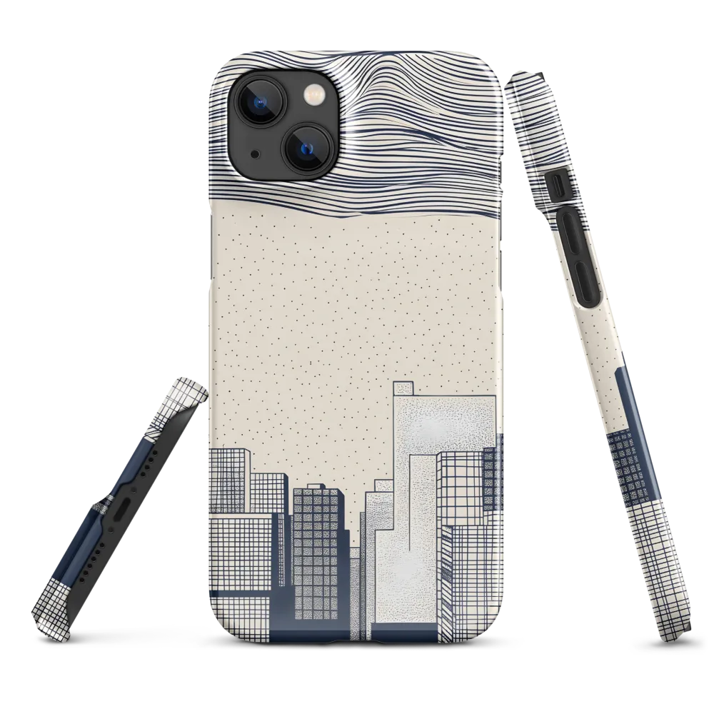 Urban Patterns: A Minimalist Skyline | Phone Case |  14 Plus | Snap Case | Glossy