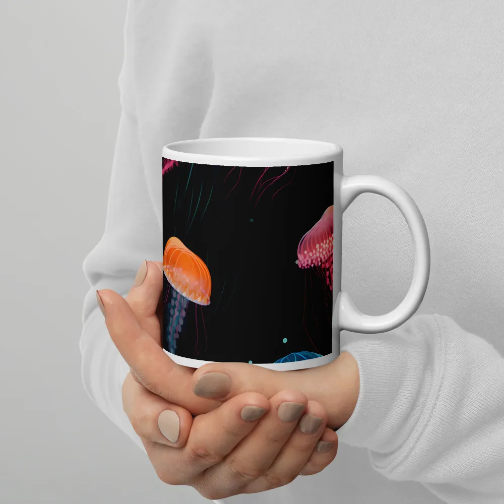 Ethereal Dance of Jellyfish | Mugs | Multiple Sizes & Colors