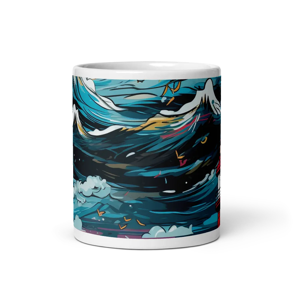 Turbulent Seas: A Lighthouse Adventure | Mugs | Multiple Sizes & Colors